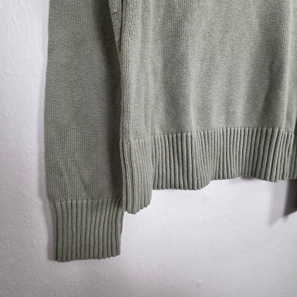 Everlane The Boxy Sweater Everyday Cotton Sage Green Small - Picture 7 of 15